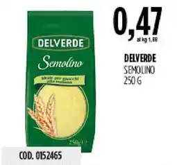 Carico Cash & Carry Delverde semolino offerta