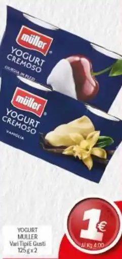 Supermercato Fratelli Scotto Yogurt muller offerta