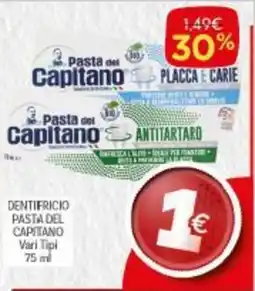 Supermercato Fratelli Scotto Dentifricio PASTA DEL CAPITANO offerta