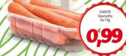 Supermercato Fratelli Scotto Carote vaschetta offerta