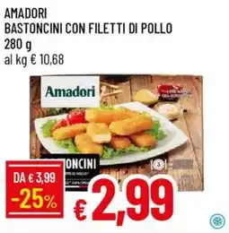 IperFamila Amadori bastoncini con filetti di pollo offerta