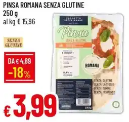 IperFamila Pinsa romana senza glutine offerta