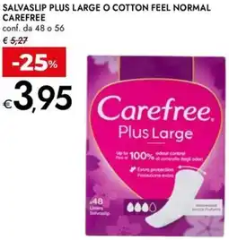 Bennet Salvaslip plus large o cotton feel normal CAREFREE offerta