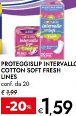 Bennet Proteggislip intervallo cotton soft fresh lines offerta
