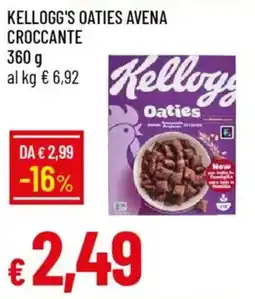 IperFamila Kellogg's oaties avena croccante offerta