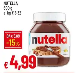 IperFamila Nutella offerta