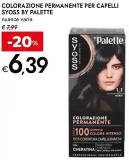 Bennet Colorazione permanente per capelli syoss by palette offerta
