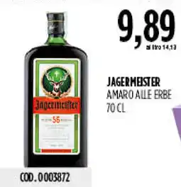 Carico Cash & Carry Jagermeister amaro alle erbe offerta
