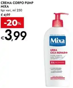 Bennet Crema corpo pump MIXA offerta