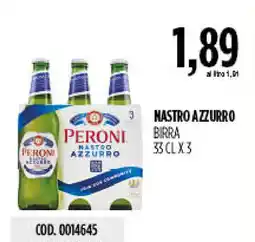 Carico Cash & Carry Nastro azzurro birra offerta