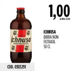 Carico Cash & Carry Ichnusa birra non filtrata offerta