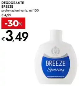 Bennet Deodorante breeze offerta