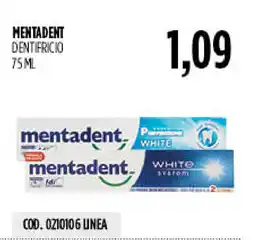 Carico Cash & Carry Mentadent dentifricio offerta