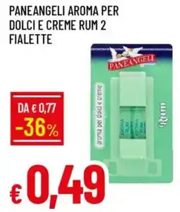 IperFamila Paneangeli aroma per dolci e creme rum 2 fialette offerta