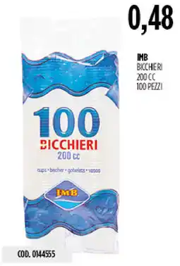 Carico Cash & Carry IMB bicchieri 200 cc offerta