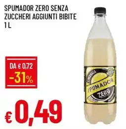 IperFamila Spumador zero senza zuccheri aggiunti bibite offerta