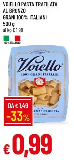 Galassia Voiello pasta trafilata al bronzo grani 100% italiani offerta