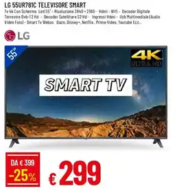 Galassia LG 55UR781C TELEVISORE SMART offerta