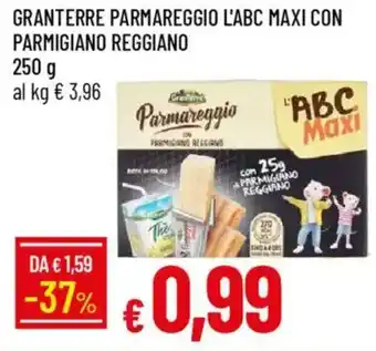 Granterre parmareggio l'abc maxi con parmigiano reggiano