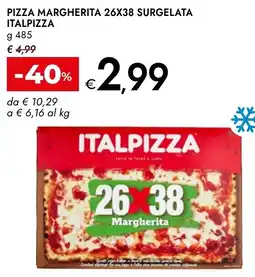 Bennet Pizza margherita 26x38 surgelata ITALPIZZA offerta