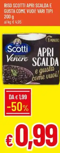 Galassia Riso scotti apri scalda e gusta come vuoi! offerta