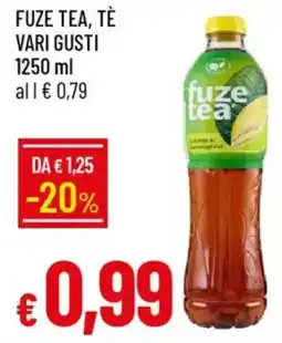 Galassia Fuze tea, tè offerta