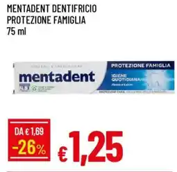 IperFamila Mentadent dentifricio protezione famiglia offerta