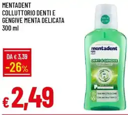 IperFamila Mentadent colluttorio dentie gengive menta delicata offerta