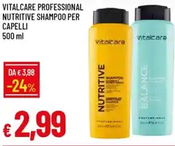 IperFamila Vitalcare professional nutritive shampoo per capelli offerta