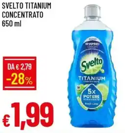 IperFamila Svelto titanium concentrato offerta