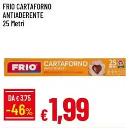 IperFamila Frio cartaforno antiaderente 25 metri offerta
