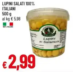 Galassia Lupini salati 100% italiani offerta