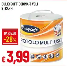 IperFamila Bulkysoft bobina 3 veli strappi offerta