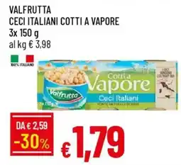 Galassia Valfrutta ceci italiani cotti a vapore offerta