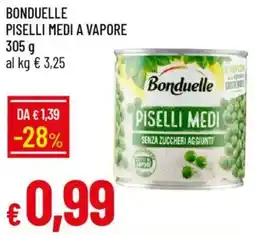 Galassia Bonduelle piselli medi a vapore offerta