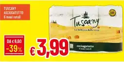IperFamila Tuscany asciugatutto 6 maxi rotoli offerta