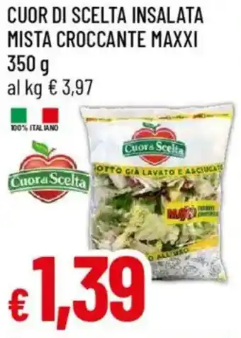 Galassia Cuor di scelta insalata mista croccante maxxi offerta