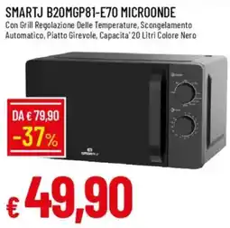 IperFamila SMARTJ B20MGP81-E70 MICROONDE offerta