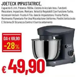 IperFamila Joeteck impastatrice offerta