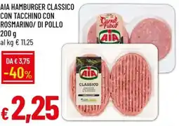 Galassia Aia hamburger classico con tacchino con rosmarino/ di pollo offerta