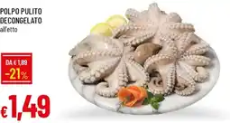 Galassia Polpo pulito decongelato offerta