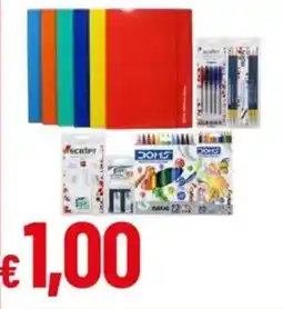 IperFamila Vasto assortimento articoli cancelleria offerta