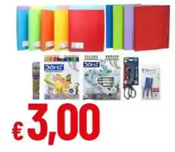 IperFamila Vasto assortimento articoli cancelleria offerta