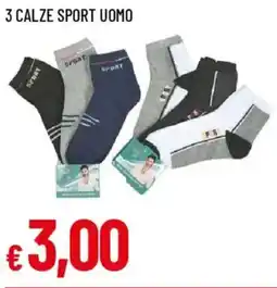 IperFamila 3 calze sport uomo offerta