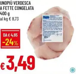 Galassia Unopiù verdesca a fette congelata offerta