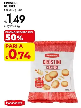 Bennet Crostini BENNET offerta