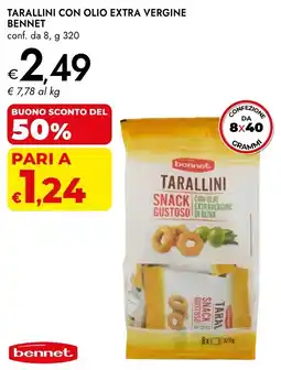 Bennet Tarallini con olio extra vergine BENNET offerta