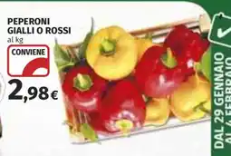 Coop Peperoni gialli o rossi offerta