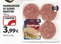 Coop HAMBURGER DI SUINO MARTINI offerta
