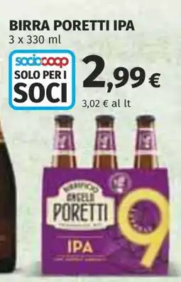 Coop BIRRA PORETTI IPA offerta